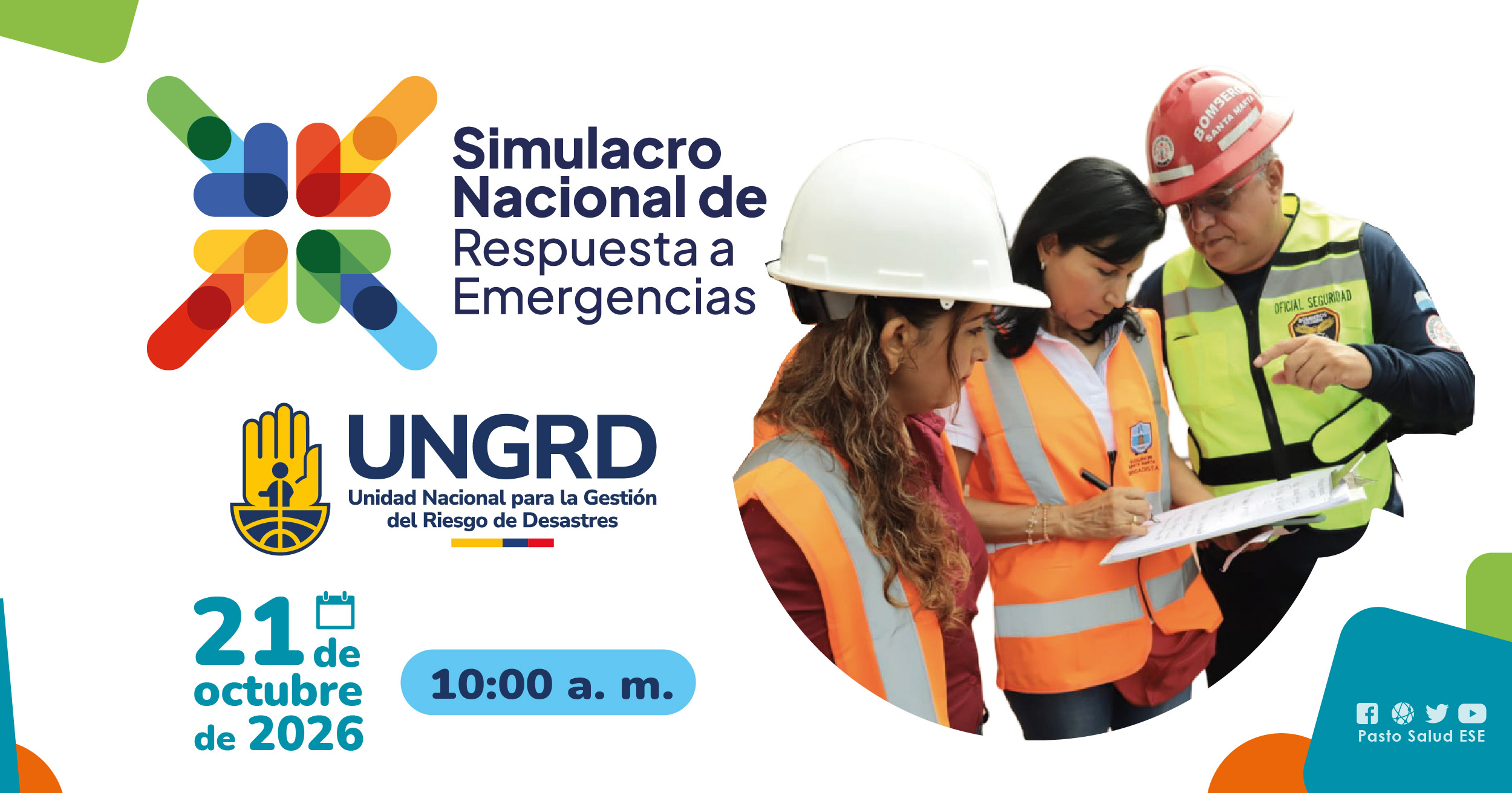 Simulacro Nacional de Respuesta a Emergencias 2026